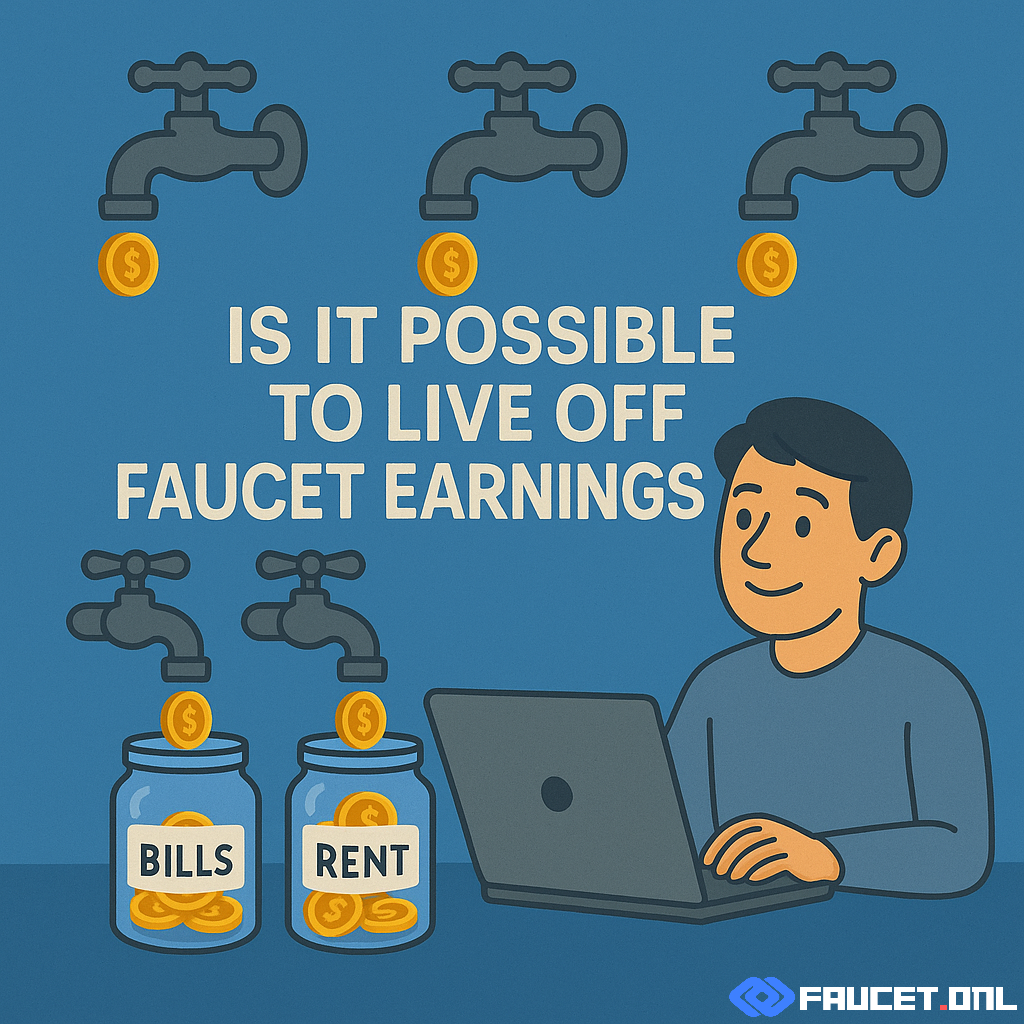 Is It Possible to Live Off Faucet Earnings? A Realistic Look at Crypto Survival